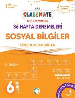 6. Sınıf Classmate 36 Hafta Denemeleri Sosyal Bilgiler
